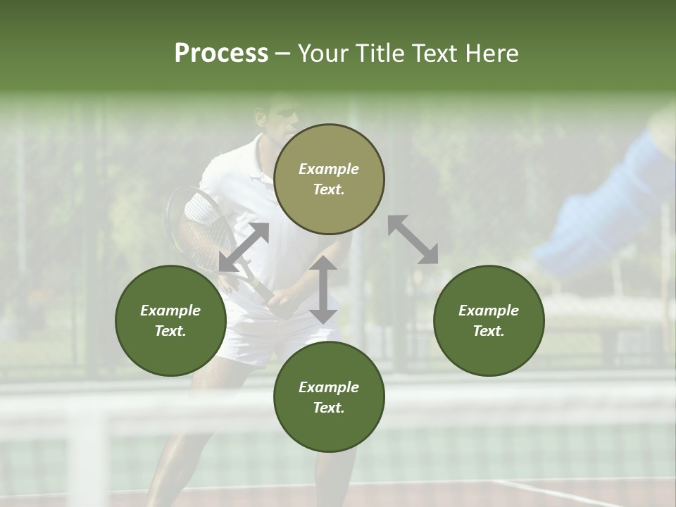 Health Lifestyle Green PowerPoint Template