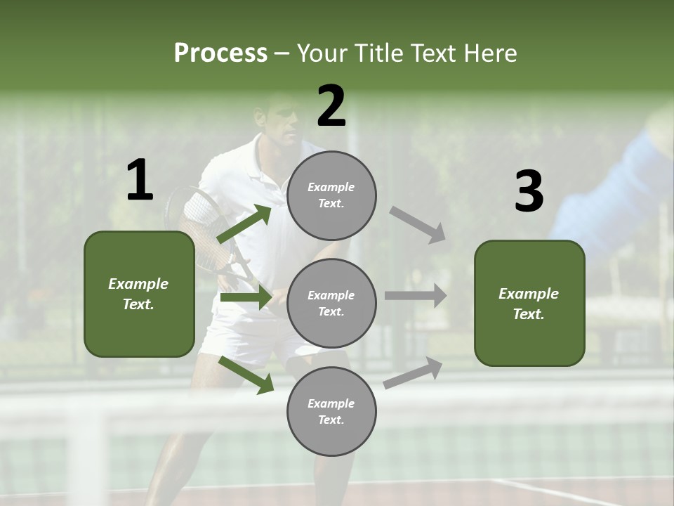 Health Lifestyle Green PowerPoint Template