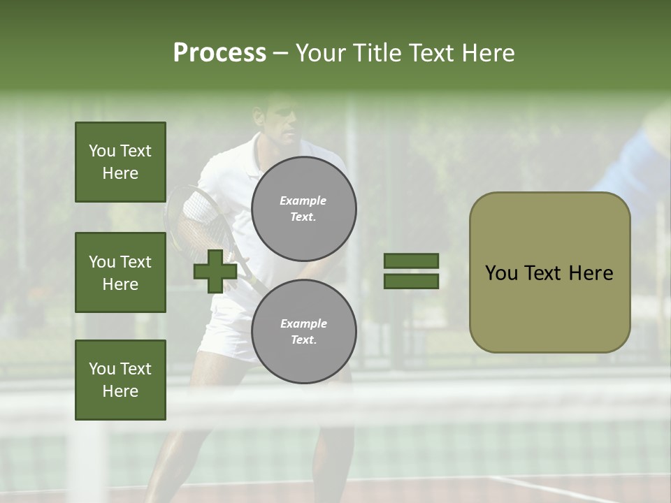 Health Lifestyle Green PowerPoint Template