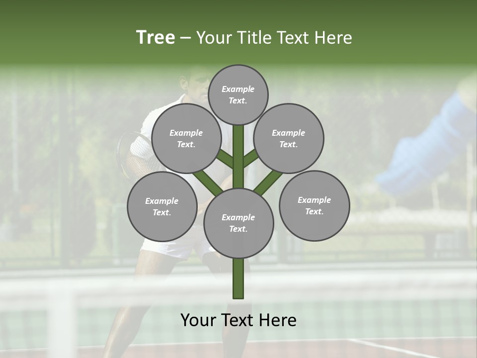 Health Lifestyle Green PowerPoint Template