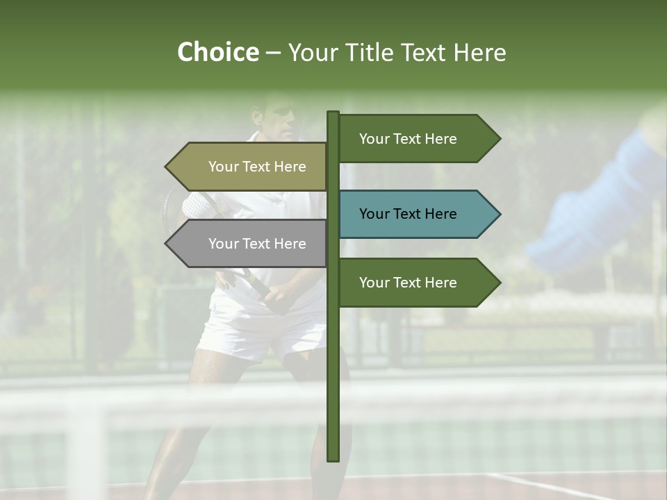 Health Lifestyle Green PowerPoint Template