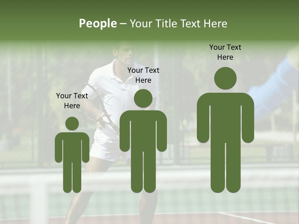 Health Lifestyle Green PowerPoint Template