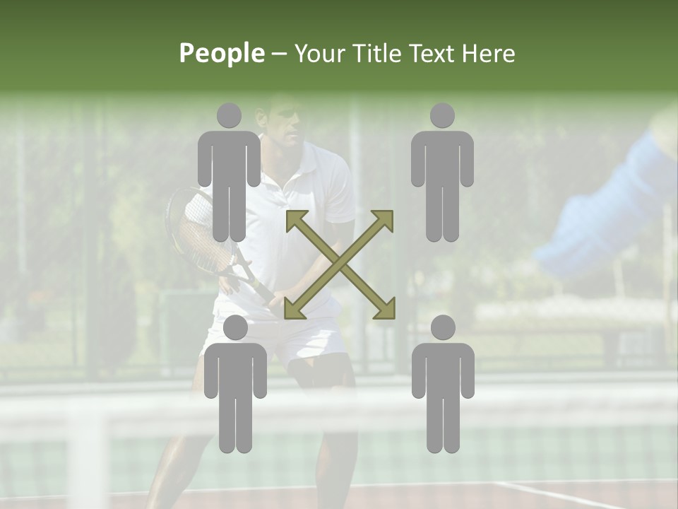 Health Lifestyle Green PowerPoint Template