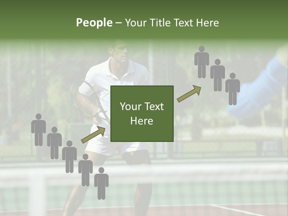 Health Lifestyle Green PowerPoint Template