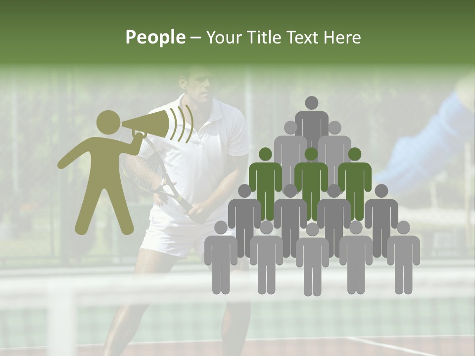 Health Lifestyle Green PowerPoint Template