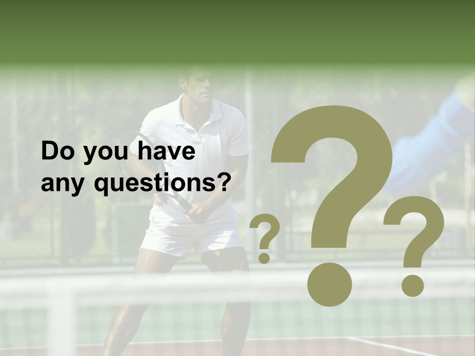 Health Lifestyle Green PowerPoint Template