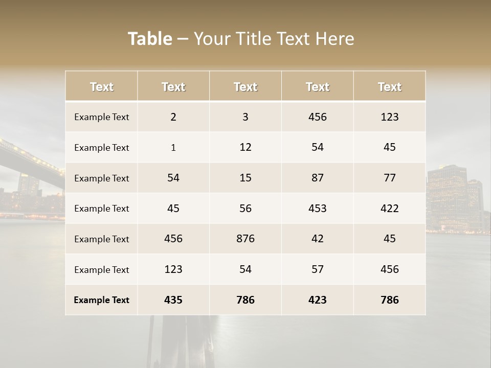 Parts Periodic Repair PowerPoint Template