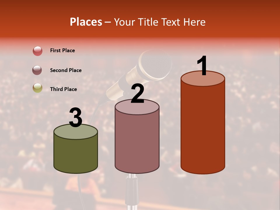 Event Lecturer Seat PowerPoint Template