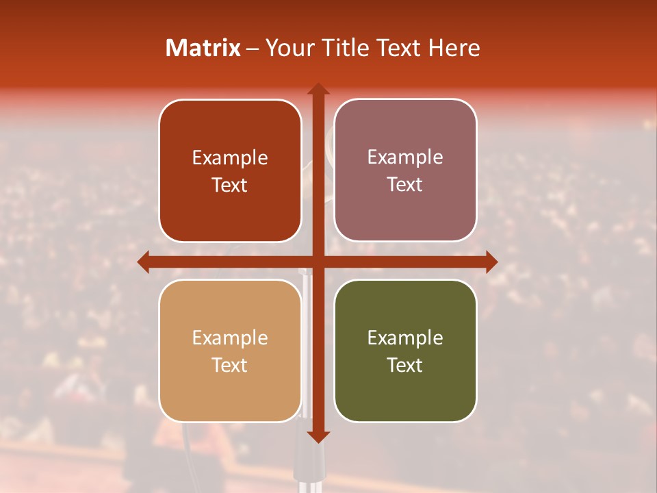 Event Lecturer Seat PowerPoint Template