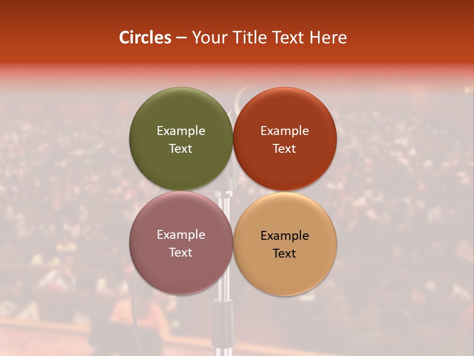 Event Lecturer Seat PowerPoint Template