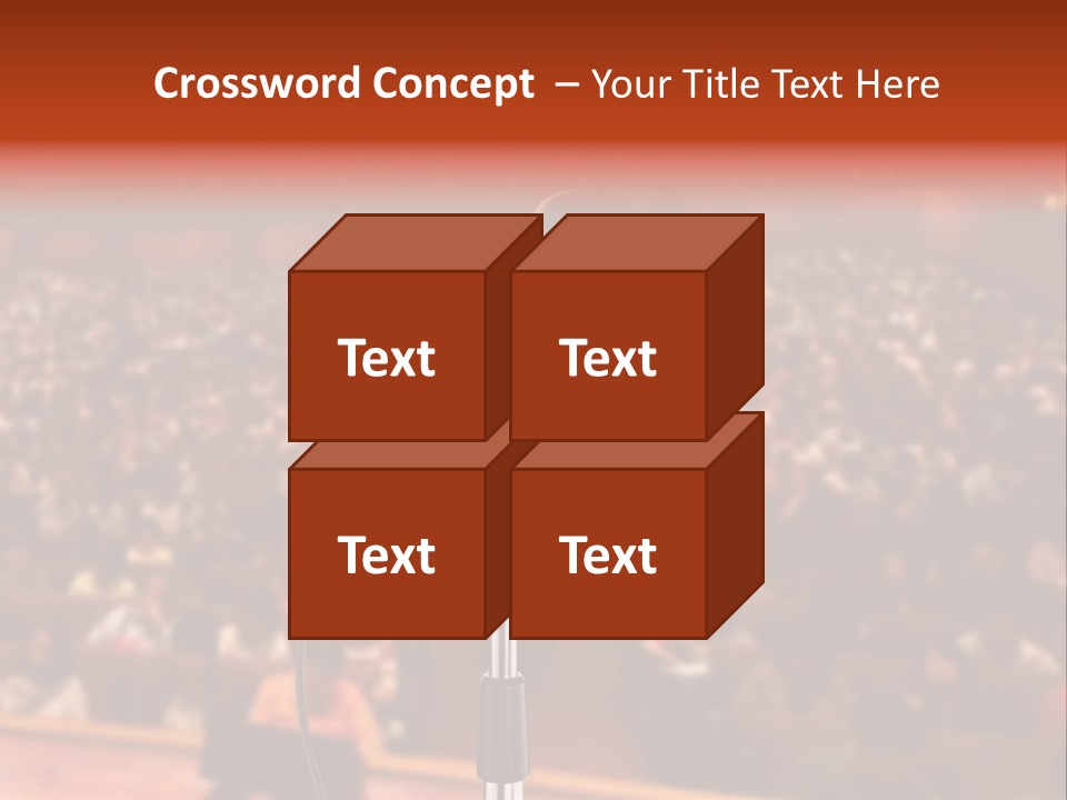 Event Lecturer Seat PowerPoint Template
