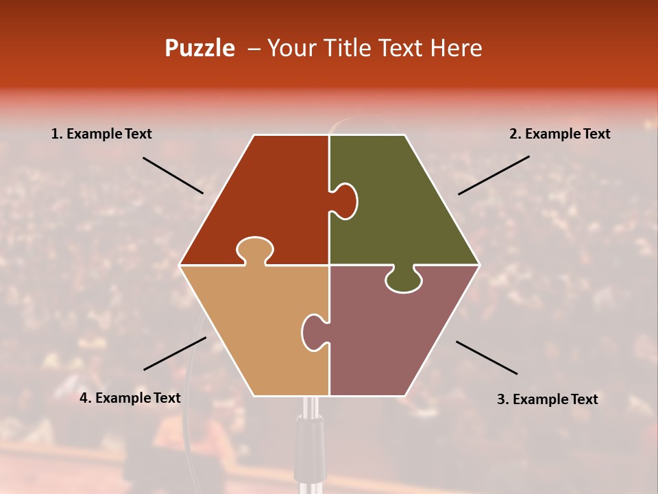 Event Lecturer Seat PowerPoint Template