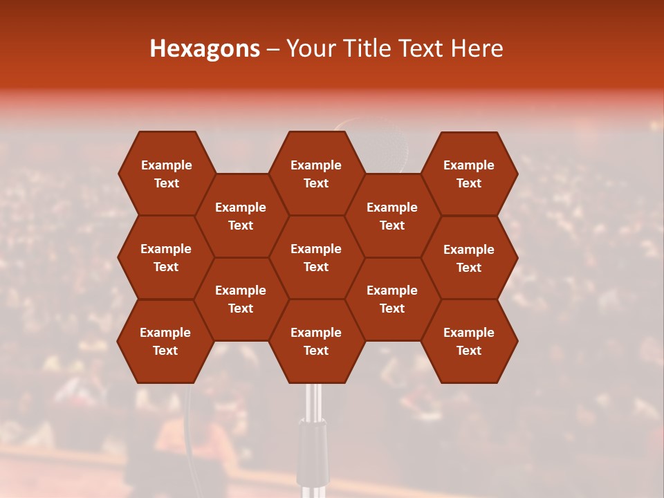 Event Lecturer Seat PowerPoint Template