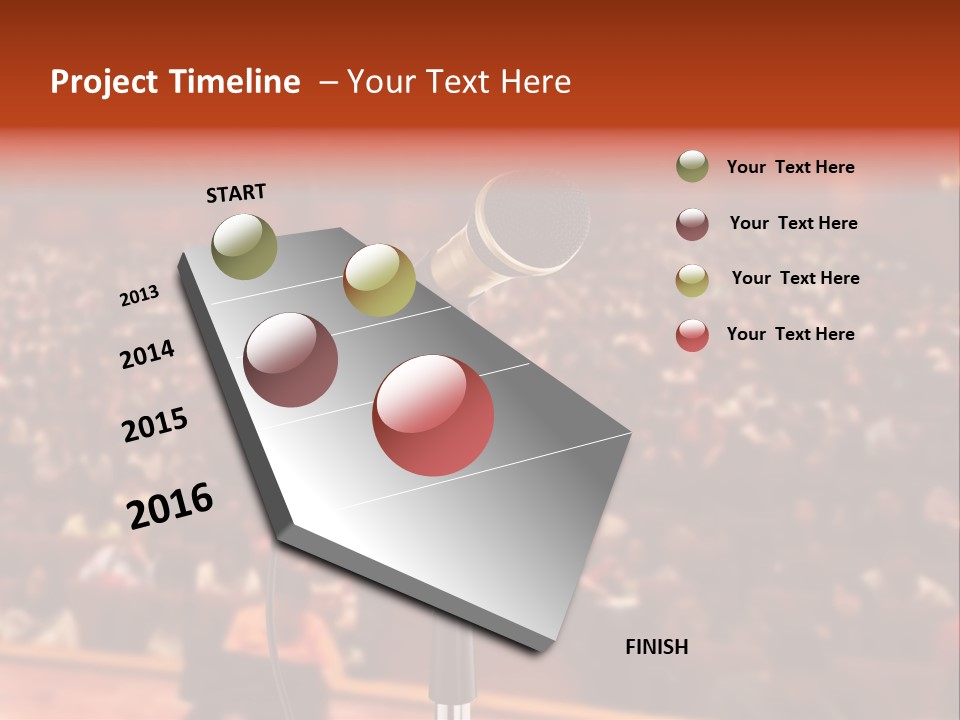 Event Lecturer Seat PowerPoint Template