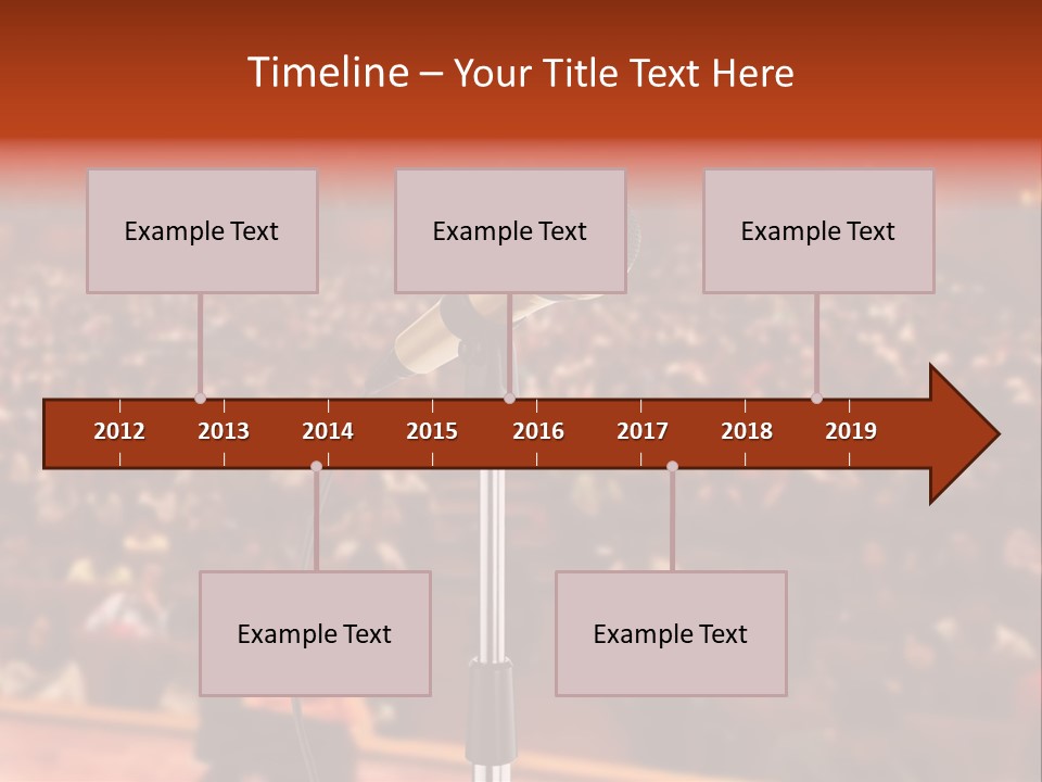 Event Lecturer Seat PowerPoint Template