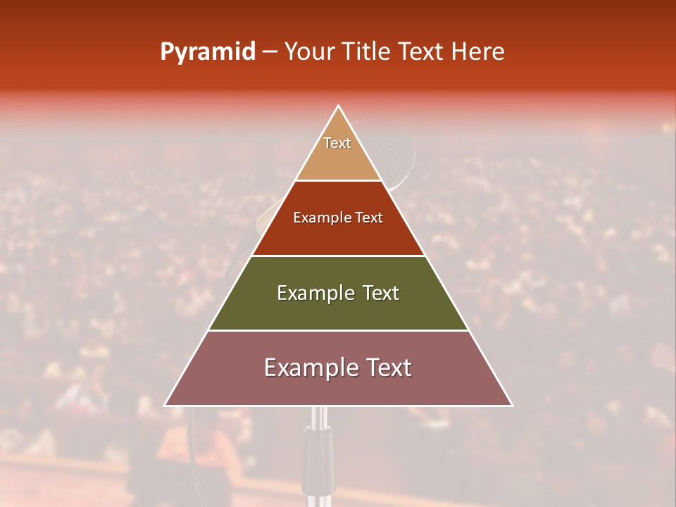 Event Lecturer Seat PowerPoint Template