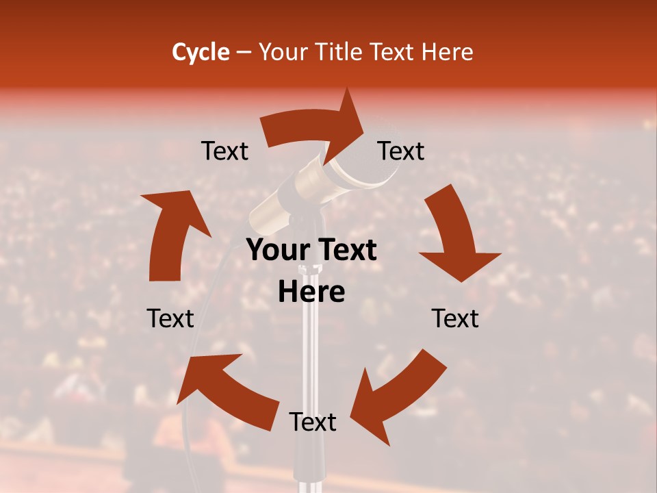 Event Lecturer Seat PowerPoint Template