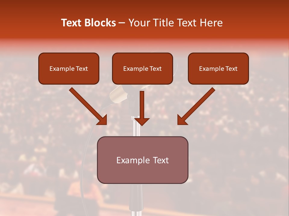 Event Lecturer Seat PowerPoint Template