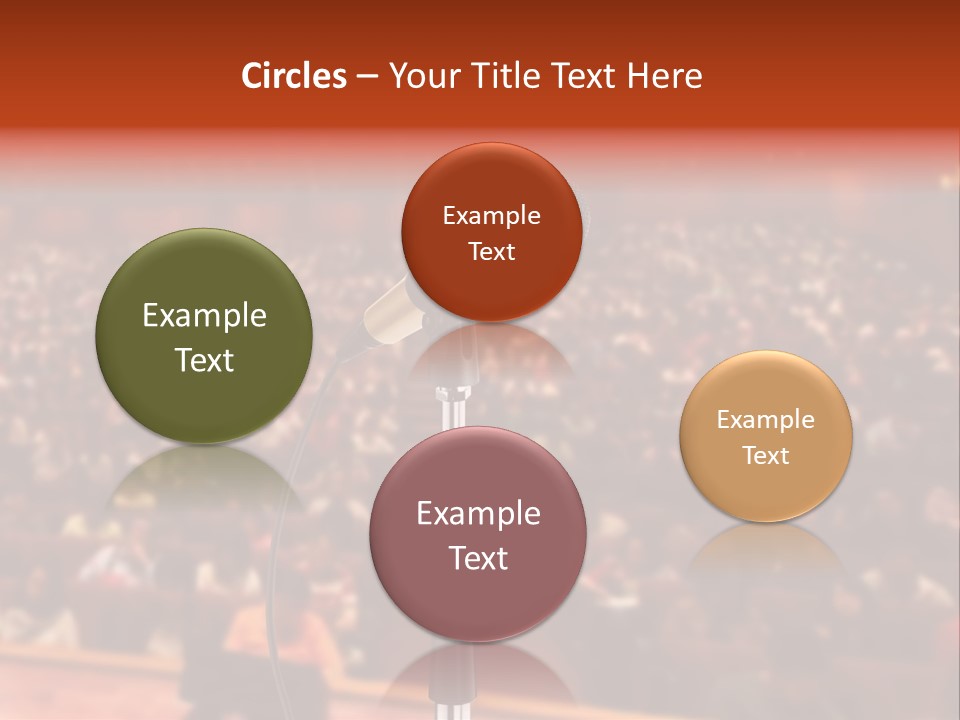 Event Lecturer Seat PowerPoint Template