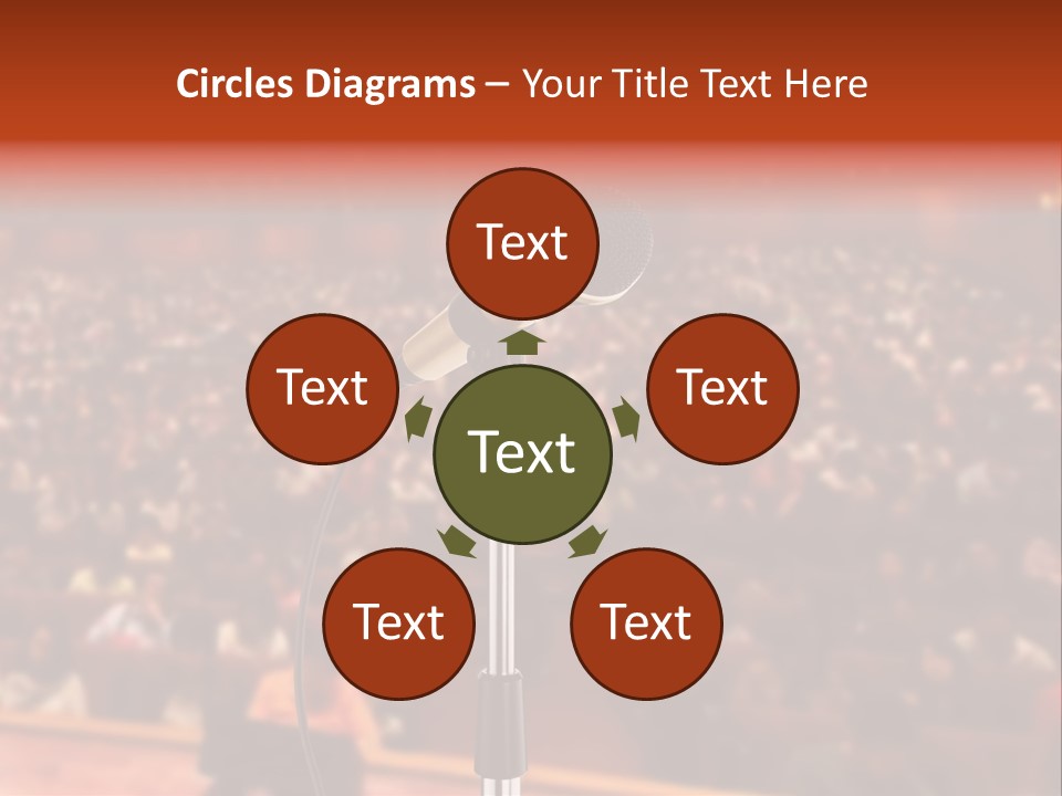 Event Lecturer Seat PowerPoint Template