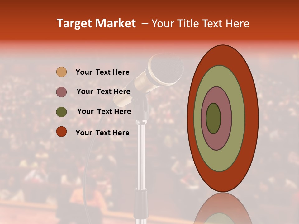 Event Lecturer Seat PowerPoint Template