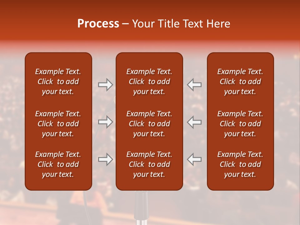 Event Lecturer Seat PowerPoint Template
