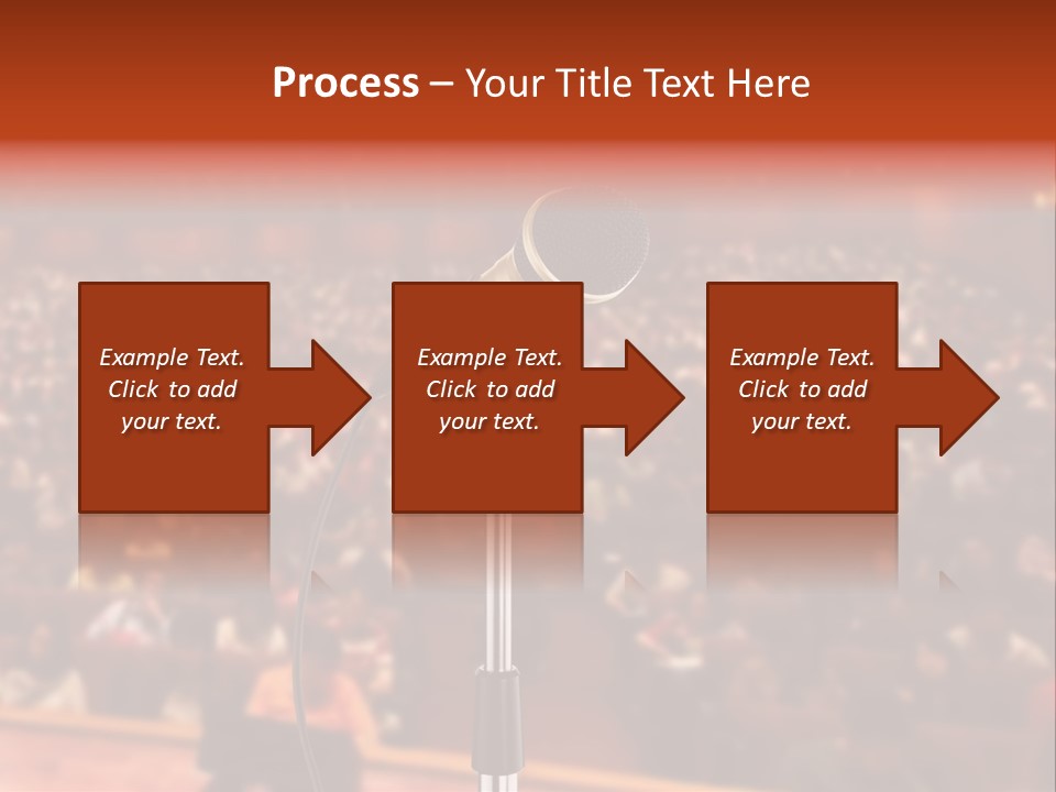 Event Lecturer Seat PowerPoint Template