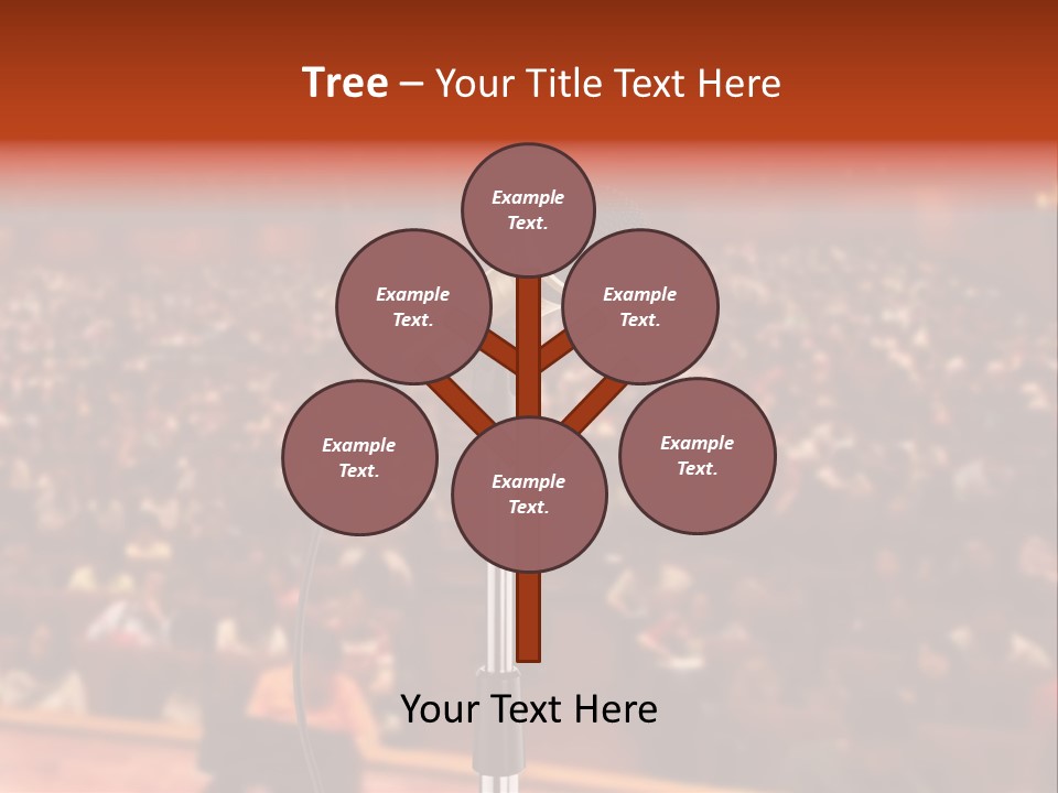 Event Lecturer Seat PowerPoint Template