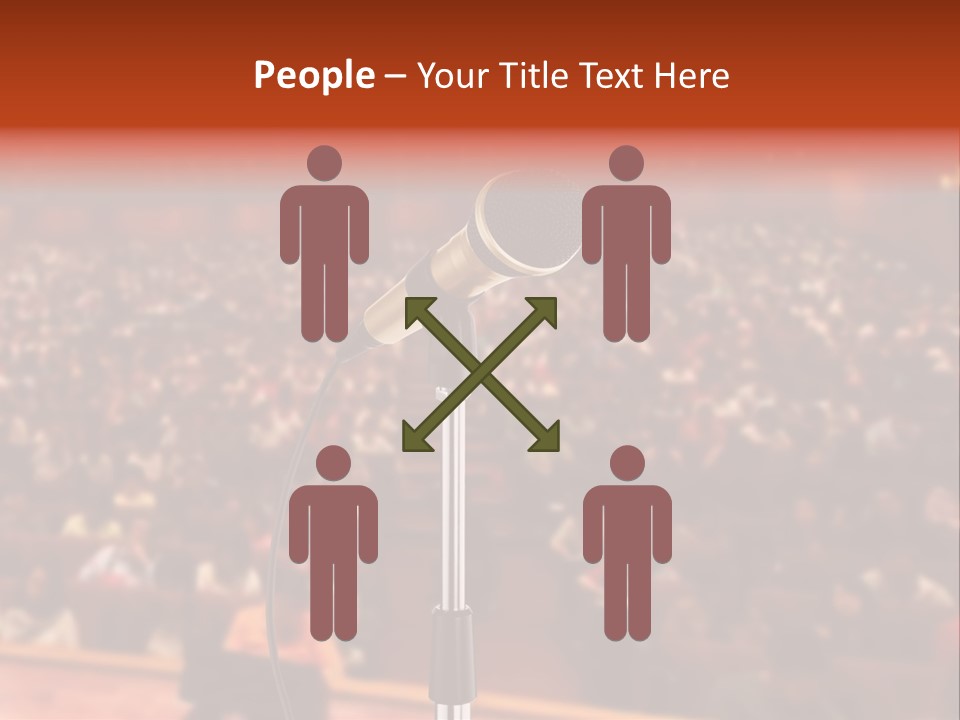 Event Lecturer Seat PowerPoint Template