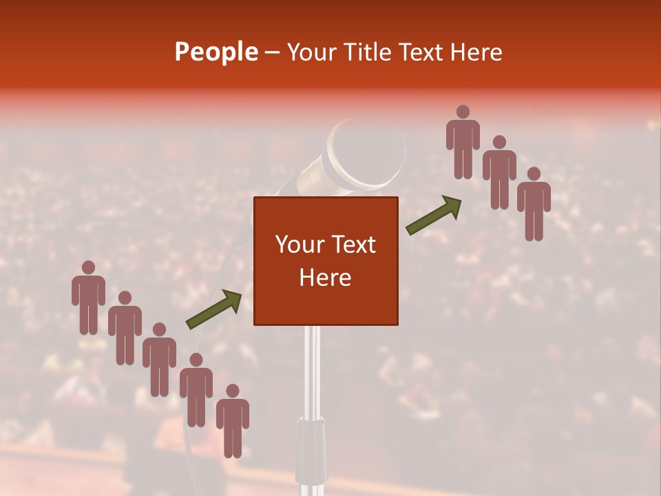 Event Lecturer Seat PowerPoint Template