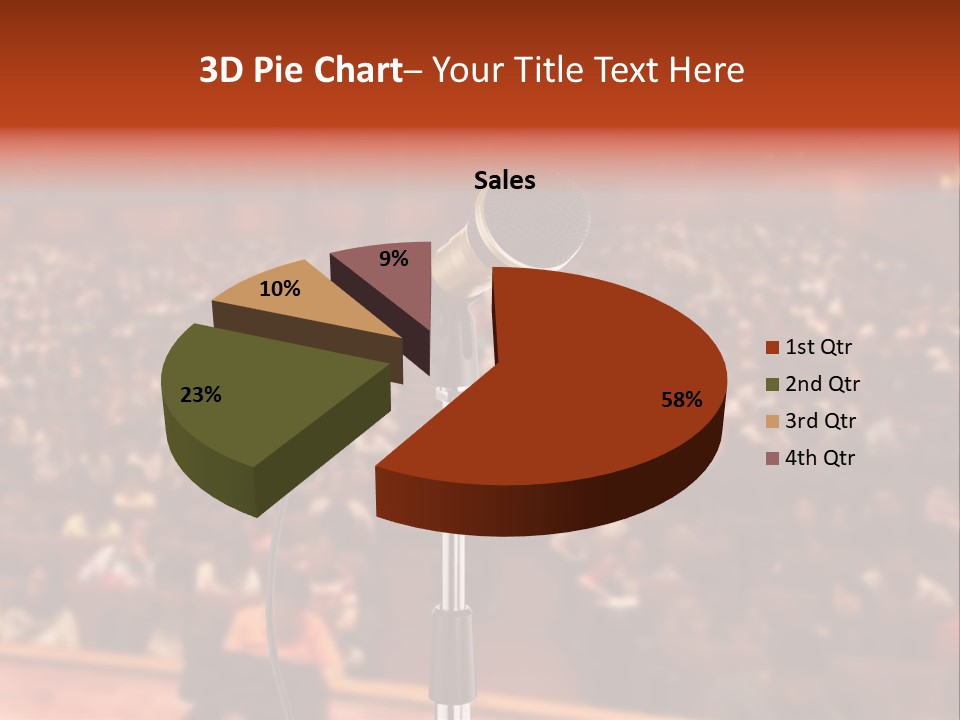 Event Lecturer Seat PowerPoint Template