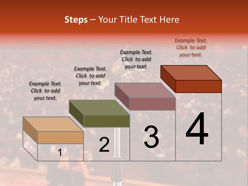 Event Lecturer Seat PowerPoint Template