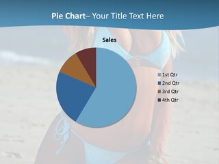 Swimwear Alluring Bare PowerPoint Template