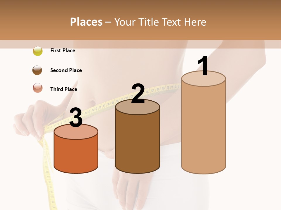 Losing Female Weightloss PowerPoint Template