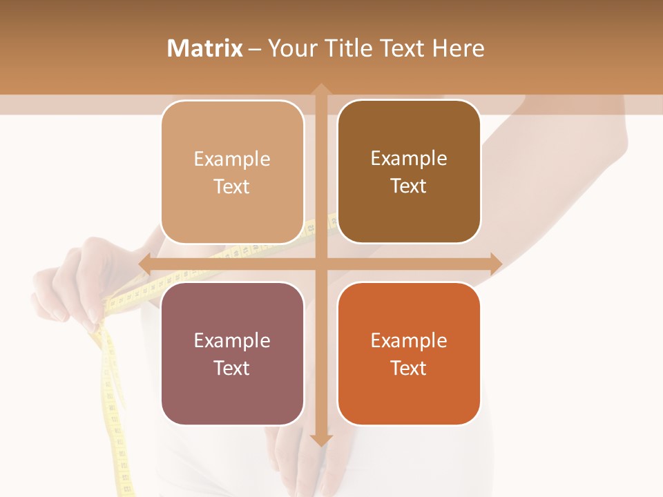 Losing Female Weightloss PowerPoint Template