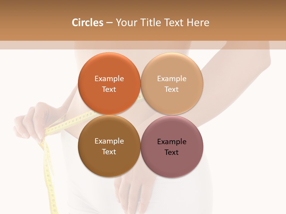 Losing Female Weightloss PowerPoint Template