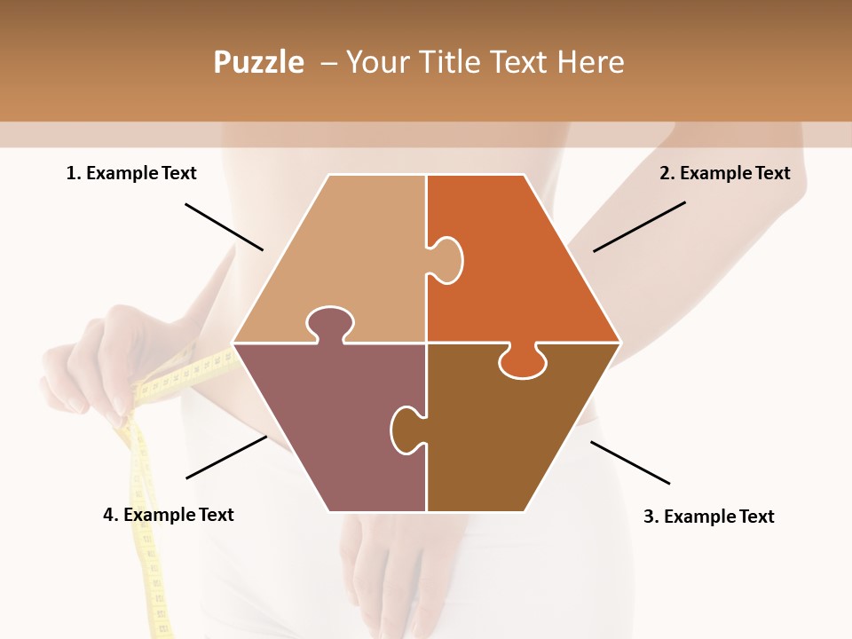 Losing Female Weightloss PowerPoint Template