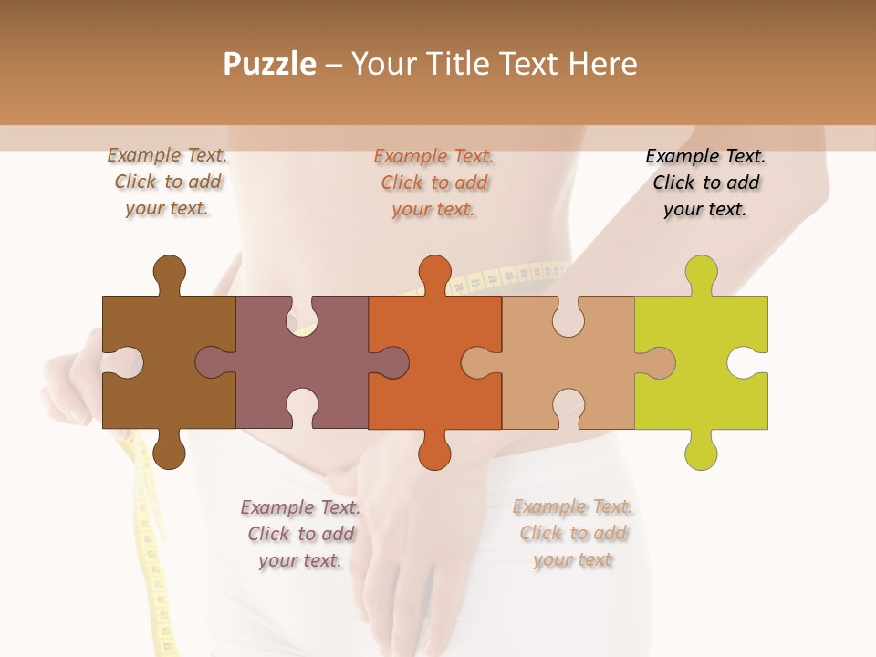 Losing Female Weightloss PowerPoint Template