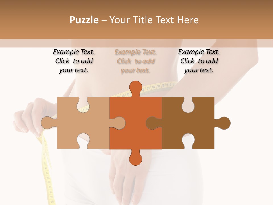 Losing Female Weightloss PowerPoint Template