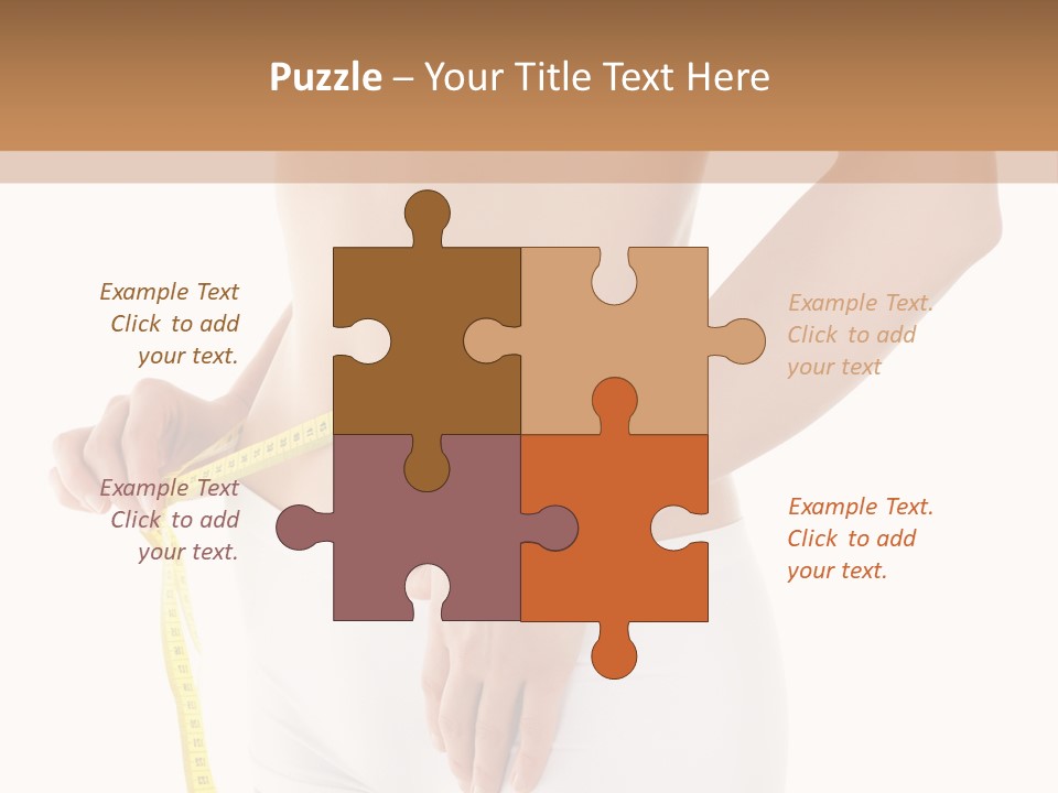 Losing Female Weightloss PowerPoint Template