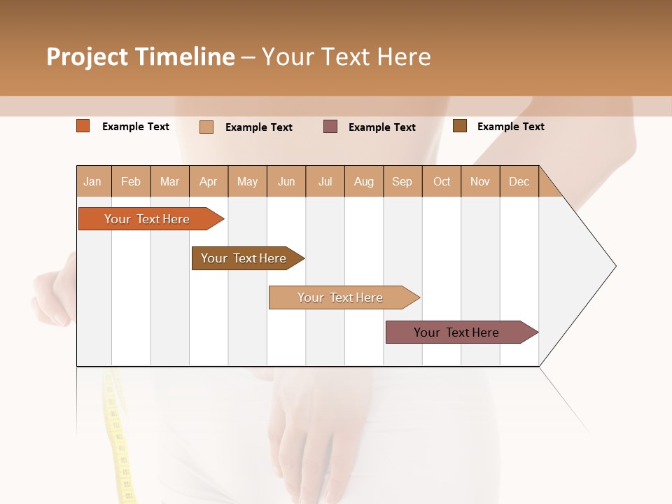 Losing Female Weightloss PowerPoint Template