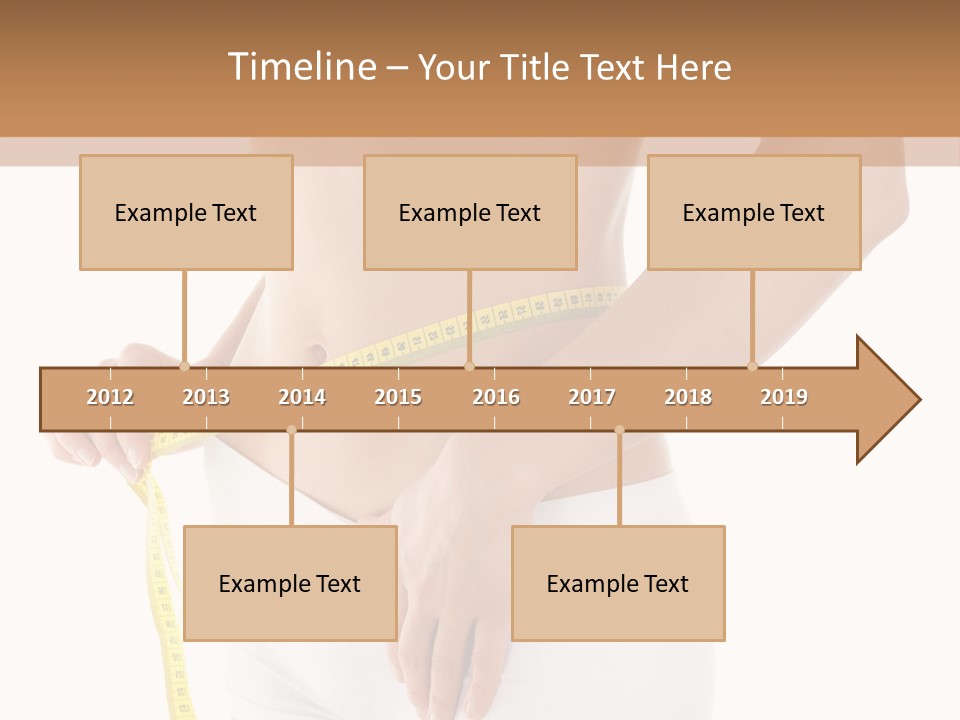 Losing Female Weightloss PowerPoint Template