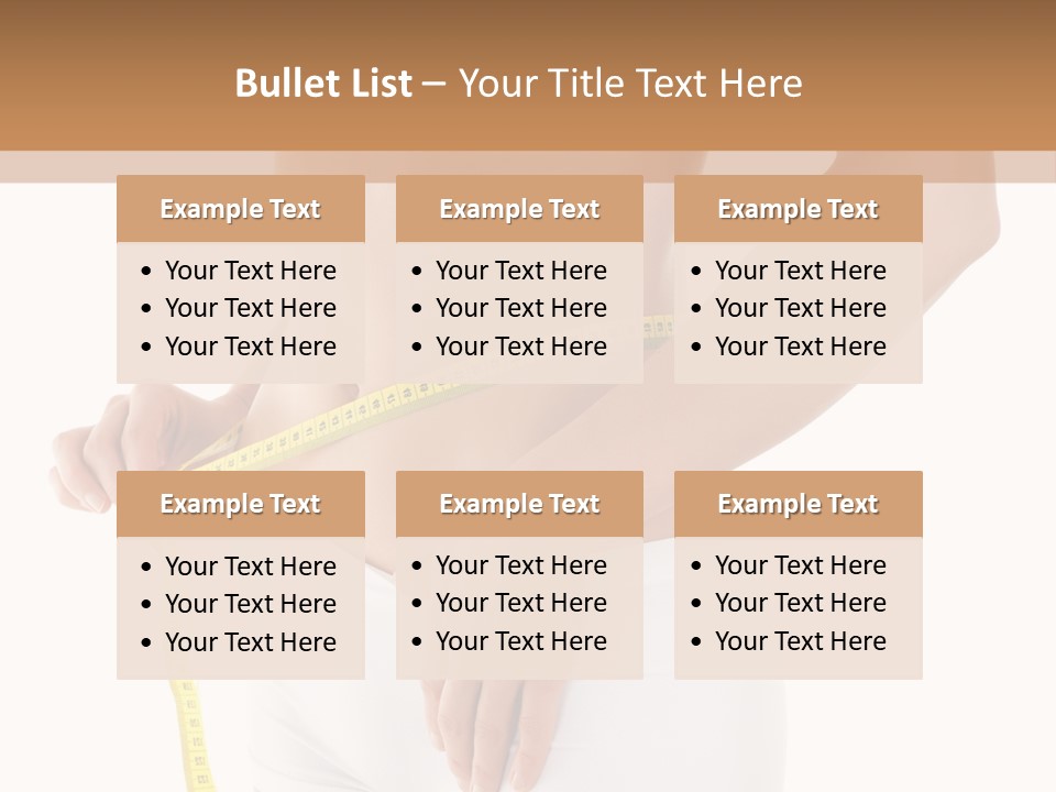 Losing Female Weightloss PowerPoint Template