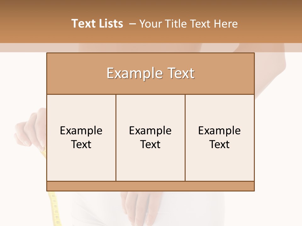 Losing Female Weightloss PowerPoint Template