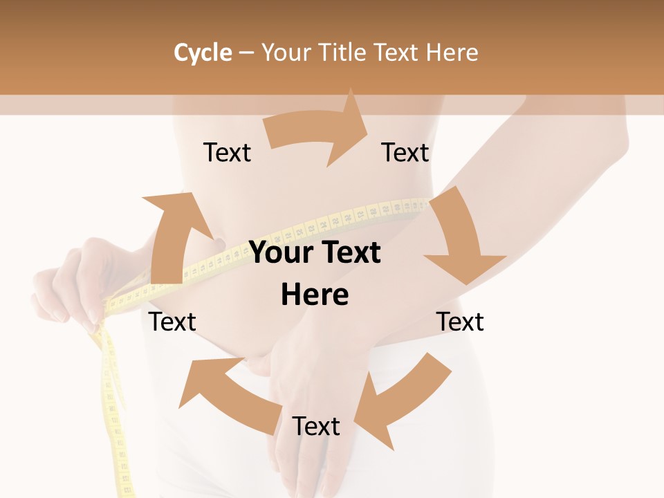 Losing Female Weightloss PowerPoint Template