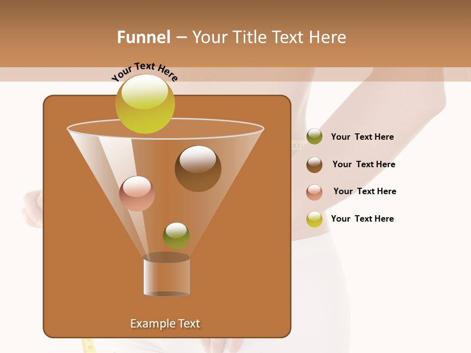 Losing Female Weightloss PowerPoint Template