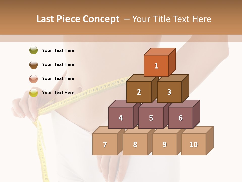 Losing Female Weightloss PowerPoint Template