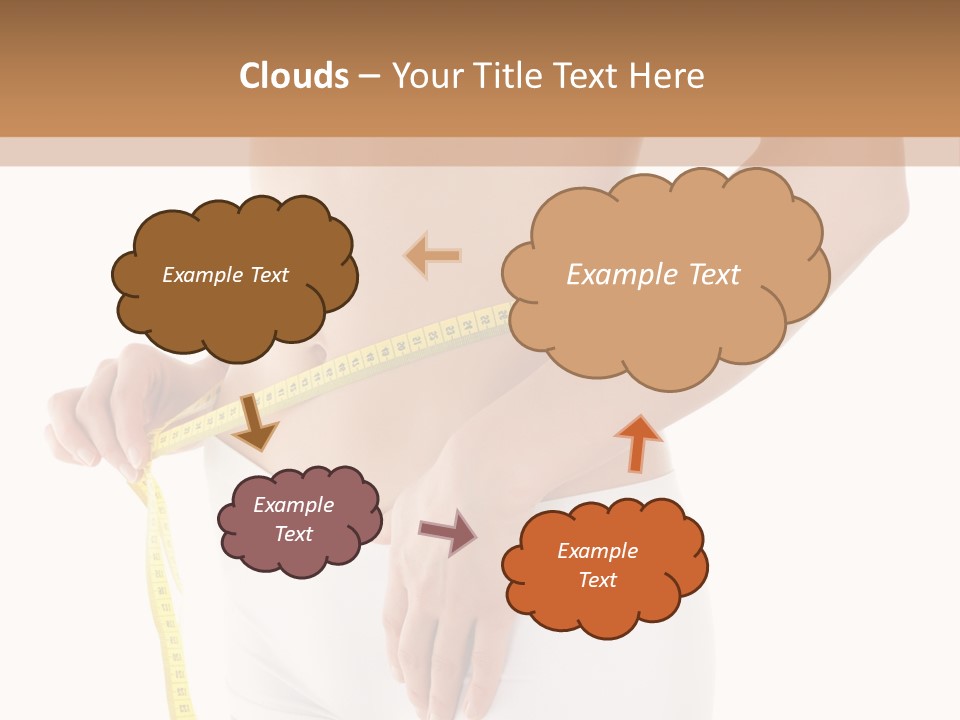 Losing Female Weightloss PowerPoint Template