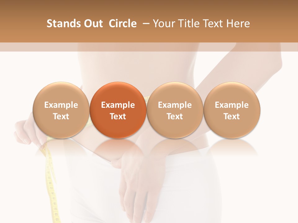 Losing Female Weightloss PowerPoint Template