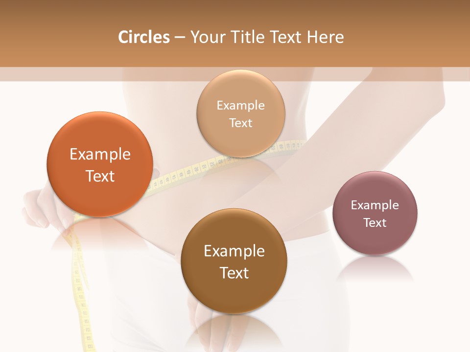 Losing Female Weightloss PowerPoint Template